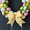 Glitzhome® 18" Easter Egg Shaped Eggs Wreath